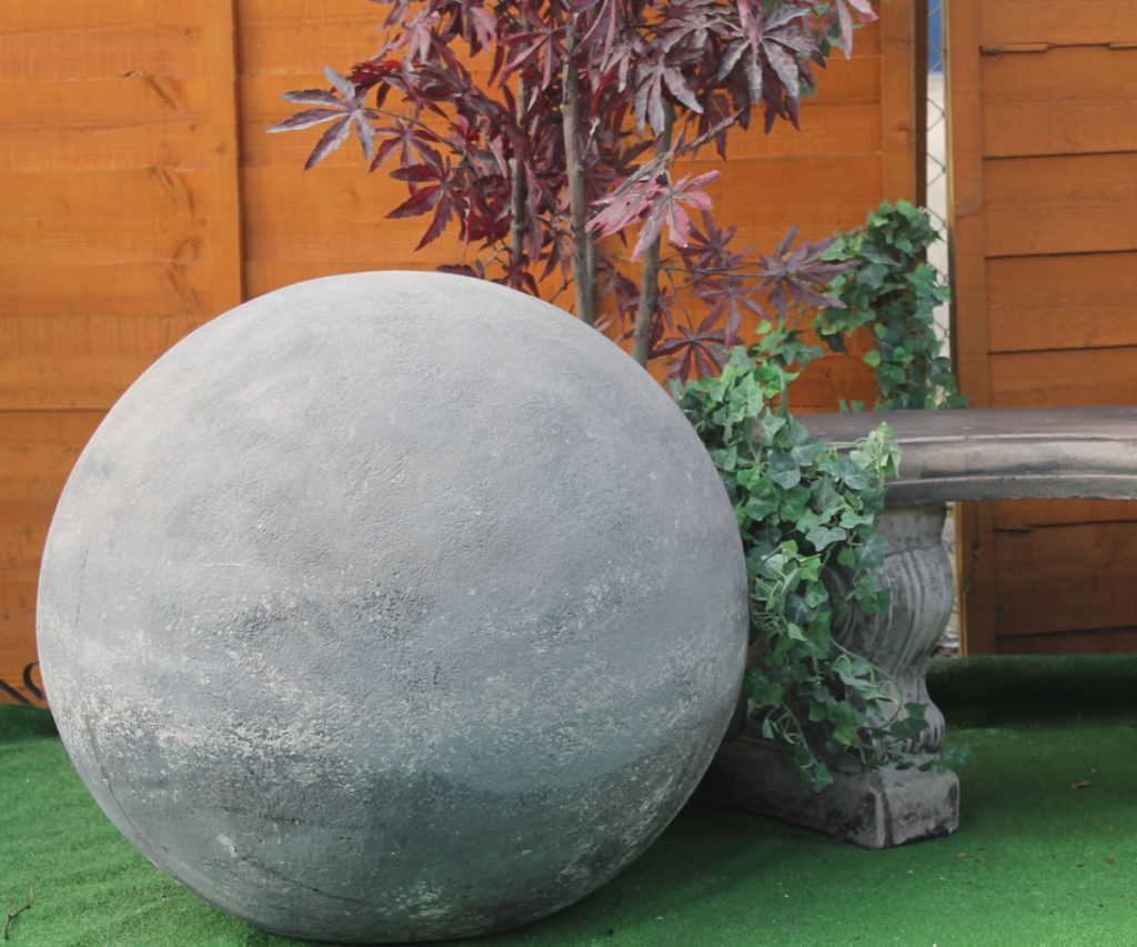Large Ball Sphere - Stone Garden Ornaments & Garden Statues in UK