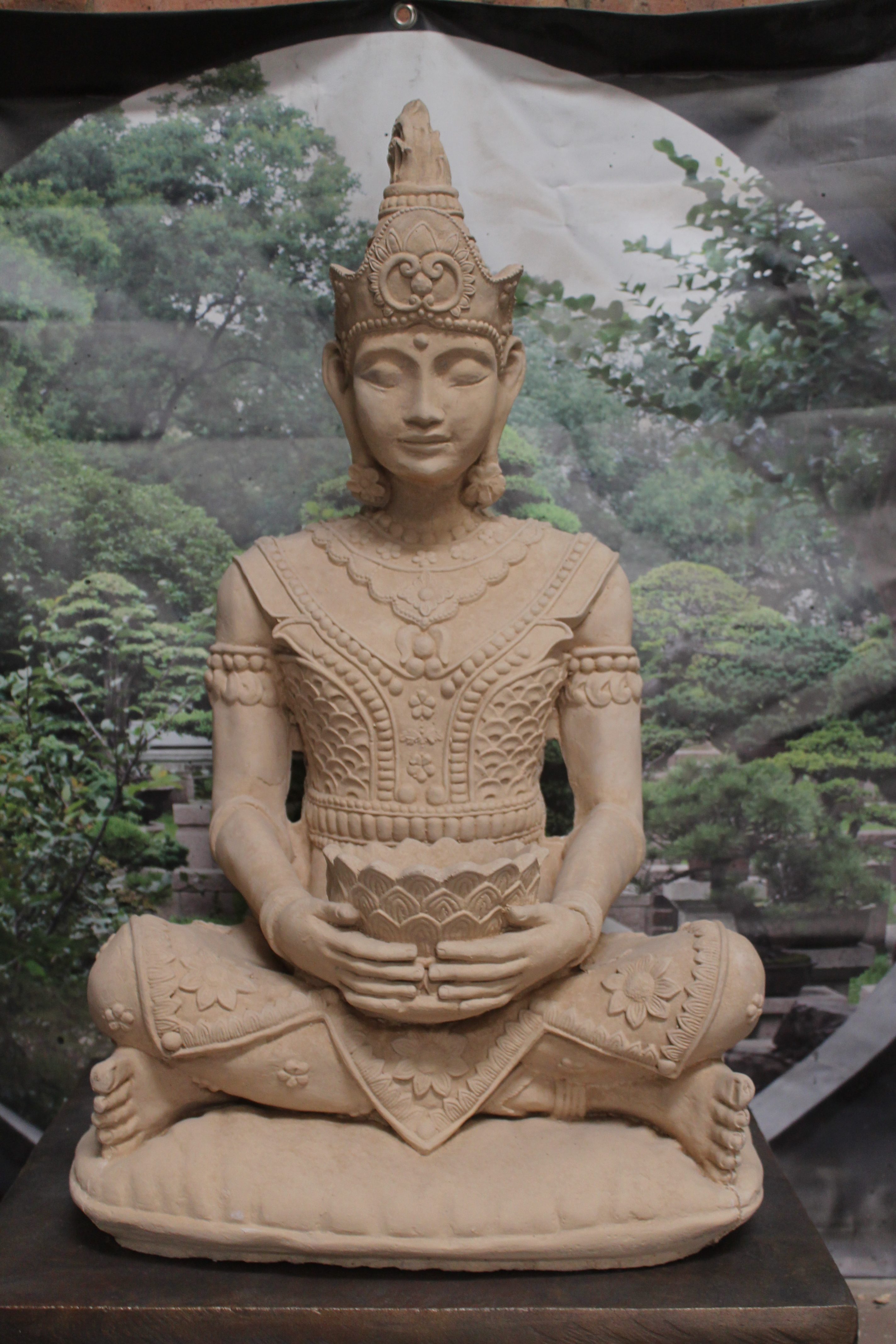 Full Size Thai Buddha - Stone Garden Ornaments & Garden